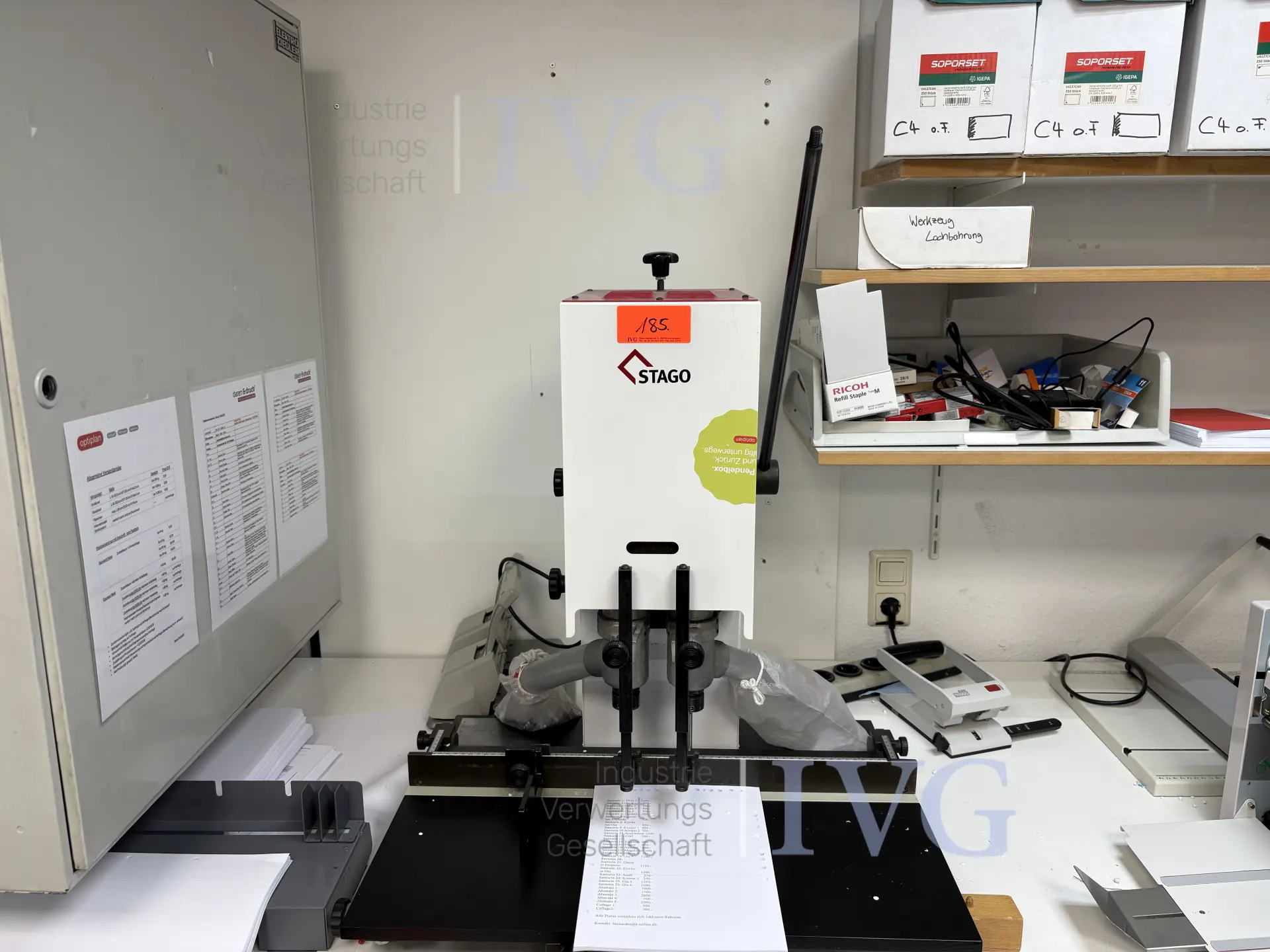Papierlochbohrmaschine STAGO PB 2015